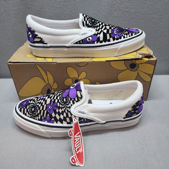 Vans Vault x Pam Perks & Mini‎ OG Classic Slip Ons Women Sz 11 Men Sz 9.5 - NIB - Picture 1 of 8